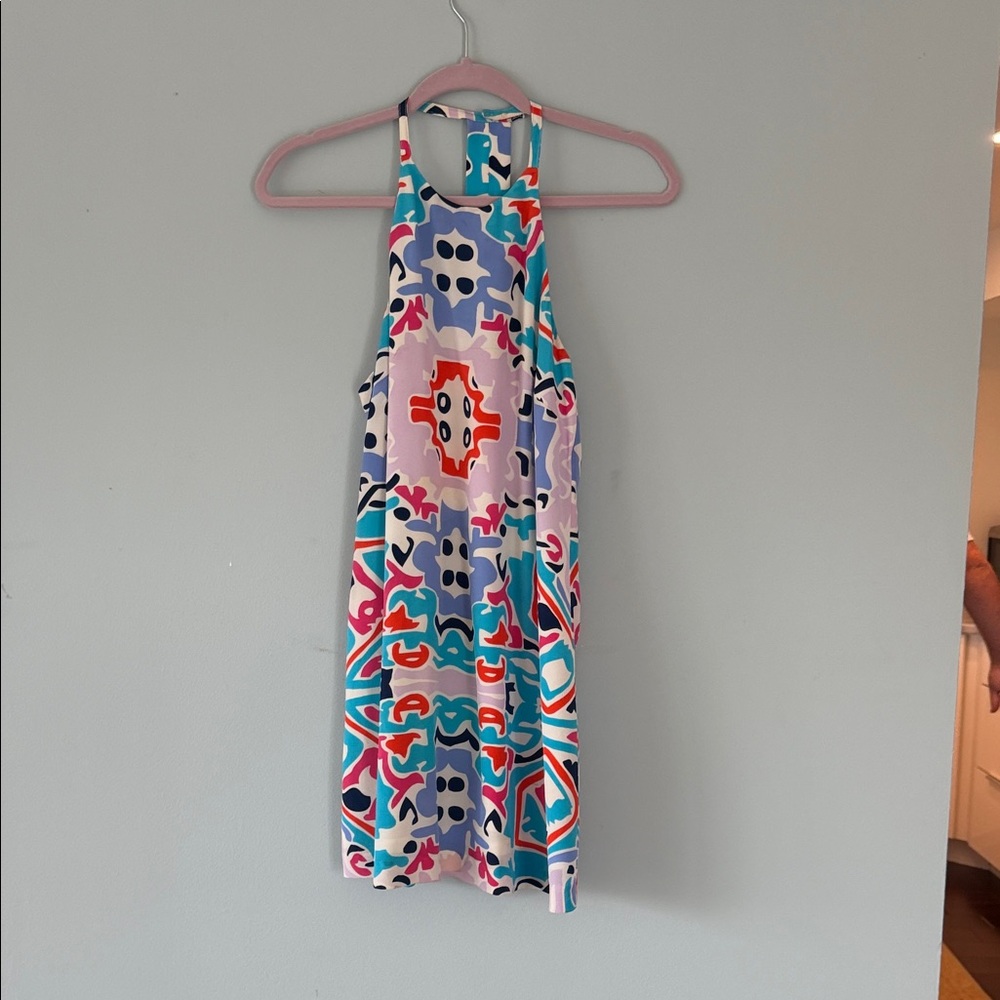 Annie Griffin Pastel Abstract Dress